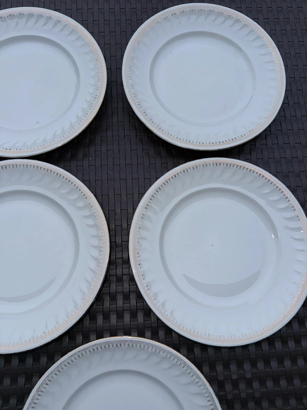 Lots de 5 assiettes porcelaines ancienne – photo 5